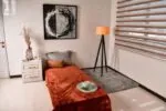 پتو یک نفره روشا تک رنگ گل برجسته