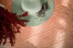پتو یک نفره روشا تک رنگ گل برجسته