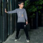 بلوز شلوار بچه گانه دورس گلدوزی شده 4 خرس
