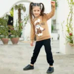 بلوز شلوار بچه گانه دورس گلدوزی شده خرگوش کوچولو