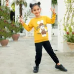 بلوز شلوار بچه گانه دورس گلدوزی شده خرگوش کوچولو