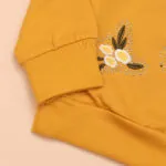 ست بلوز شلوار دخترانه دورس گلدوزی شده بابونه