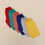 ست تیشرت شلوارک دخترانه نخ پنبه ای طرح زرافه
