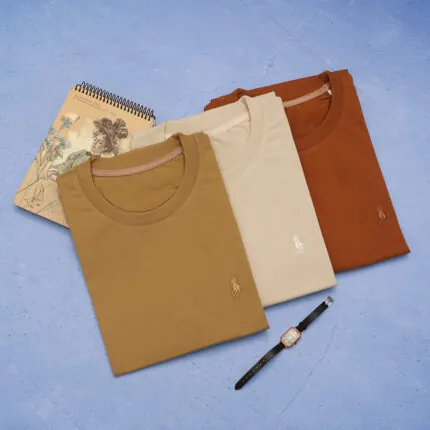 بلوز یقه گرد طرح polo