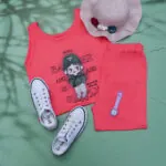 ست تاپ و شلوارک خنک زنانه کد: 902041