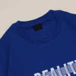 تیشرت یقه گرد آستین گتدار طرح Reality کد 801103