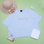تیشرت نگین دار زنانه کد 906138