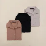 کراپ آستین کوتاه گرهی زنانه کد 904083