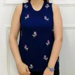 تاپ ویسکوز زنانه با گلدوزی کد 140403169