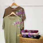 تیشرت چاپی طرح گل کد140403183