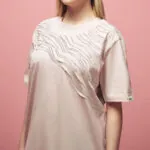 تیشرت طرح موج زنانه کد 906152