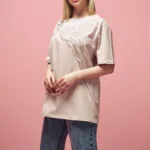 تیشرت طرح موج زنانه کد 906152