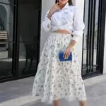 دامن چیندار زنانه کد 907467