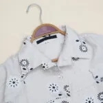 شومیز کوتاه آستین سه ربع تابستانی کد904039