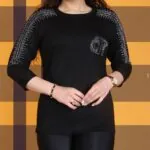 بلوز نگین کوب زنانه کد 906170