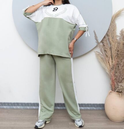 ست تیشرت شلوار زنانه کد 902473
