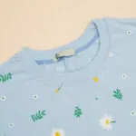 تیشرت کراپ پرینترستی طرح بابونه کد 140406108