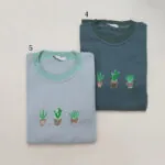 بلوز حوله ای طرح کاکتوس کد 904144/1