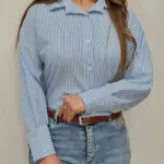بلوز راه راه زنانه کد 909182