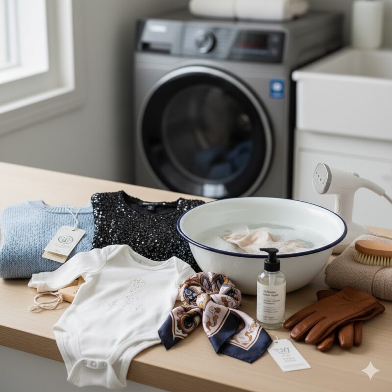 لباس‌هایی که نباید با ماشین لباسشویی بشوریم