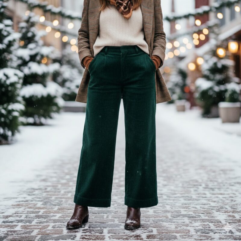 شلوار مخمل کبریتی