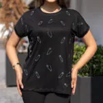 تیشرت ویسکوز زنانه کد 906111