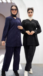 ست بلوز شلوار مخمل زنانه کد 902189/1