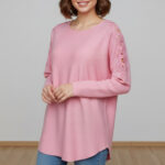 بلوز گپ مجلسی وارداتی زنانه کد 910011/1