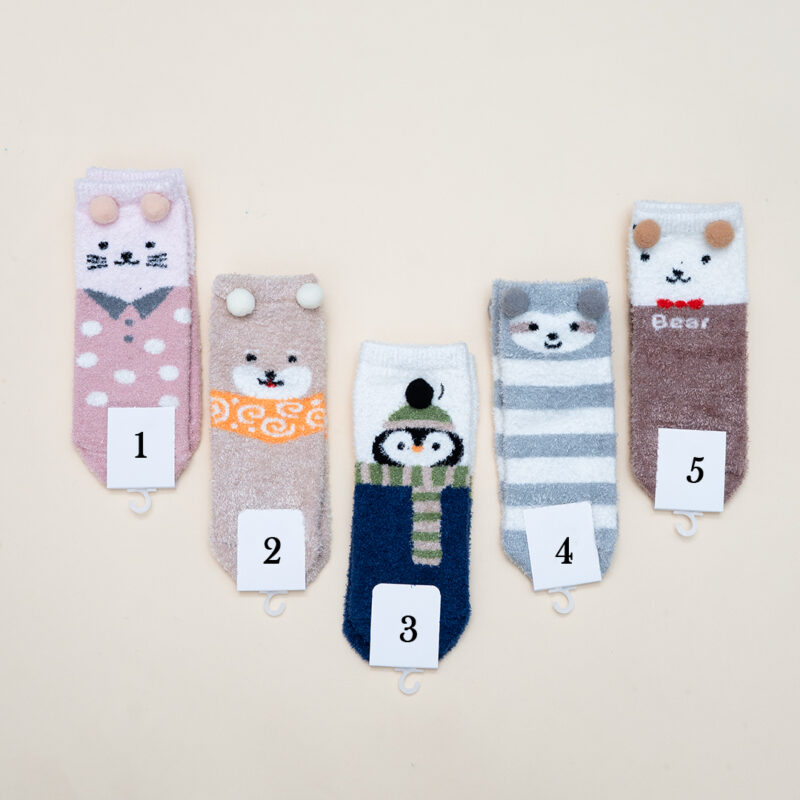 جوراب عروسکی زمستانی کد 903135/2