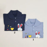 ست بلوز شلوار یقه BB بچگانه کد 602681