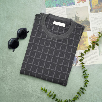 بلوز یقه گرد مردانه کد 801036