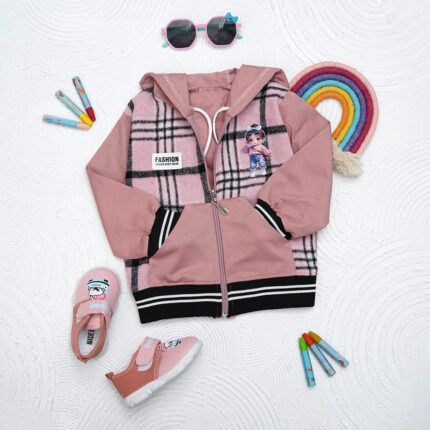 سویشرت نوزادی دخترانه کد 604066/3