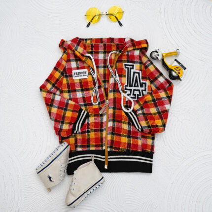 سویشرت نوزادی کشمیری کد 604066/2