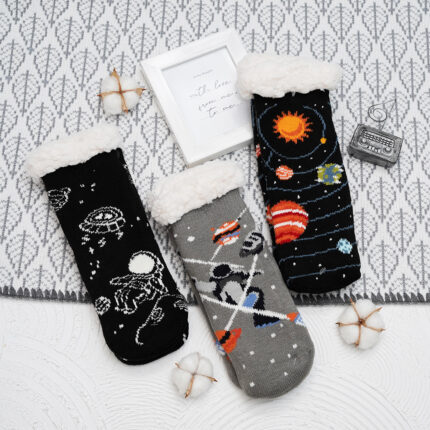 جوراب ساق کوتاه تو پشمی کهکشانی کد 14040928