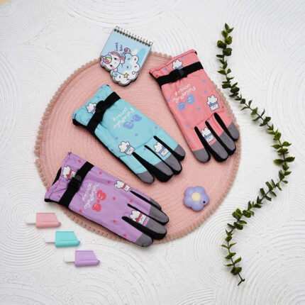 دستکش تو خزدار دخترانه 01204072