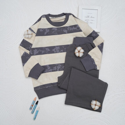 ست بلوز و شلوار بگی پرینترستی کد 602721 