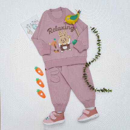 ست بلوز و شلوار دورس عروسکی دخترانه کد 602755