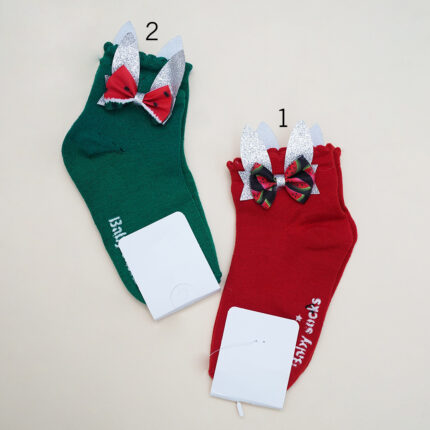 جوراب ساق کوتاه یلدایی کد 603077