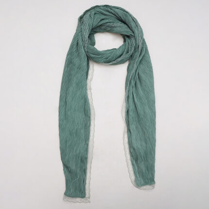 شال پلیسه لب تور کد 905302