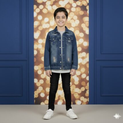 کت جین پسرانه کد 601664