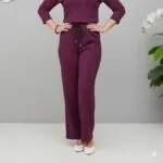 شلوار نیم بگ زنانه کد 907009