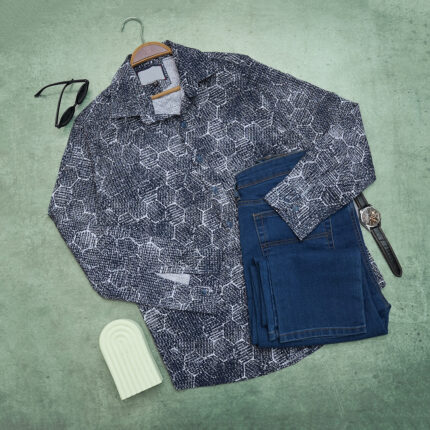 پیراهن بیسکوییتی مردانه کد140411052