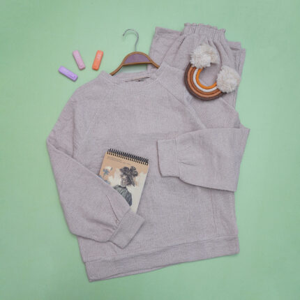 بلوز شلوار مخمل بگی زنانه کد 904419