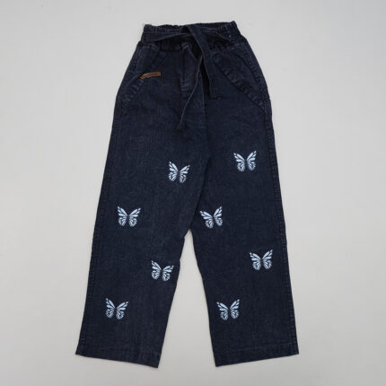 شلوار لی طرحدار دخترانه کد 606070