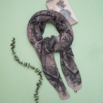 روسری قواره بزرگ برشکا زنانه کد 140412052