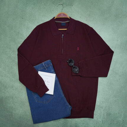 بلوز نیم زیپ ماندانا مردانه کد 801228