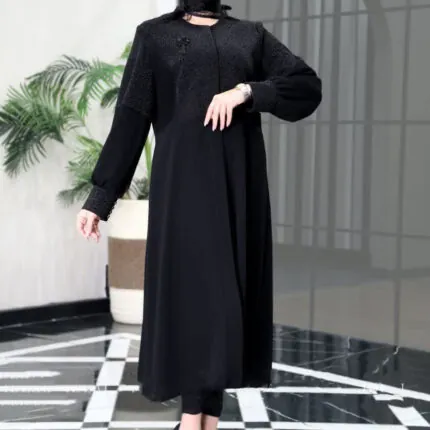مانتو بلند کریشه زنانه کد 911115
