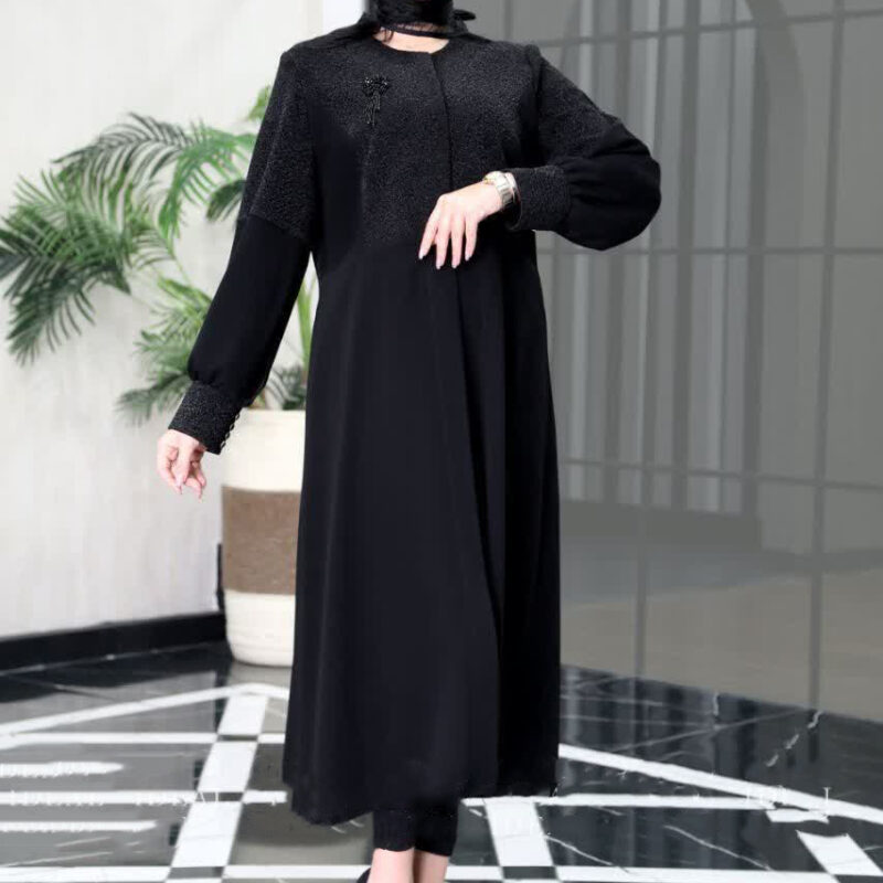 مانتو بلند کریشه زنانه کد 911115