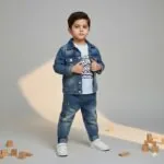 ست تیشرت ، کت و شلوار لی پسرانه کد 602522/1
