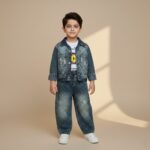 ست تیشرت ، کت و شلوار لی پسرانه کد 602522/2